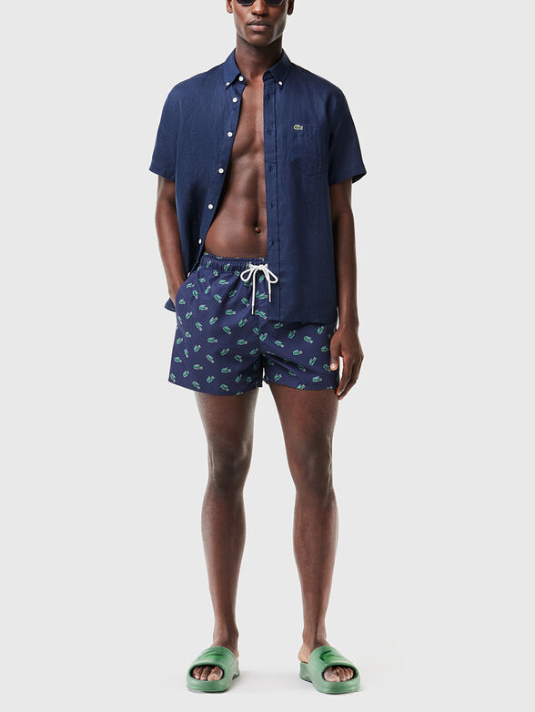 Logo print shorts - 4