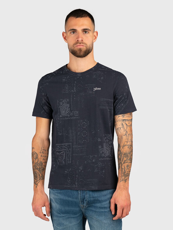 T-shirt with logo embroidery - 1