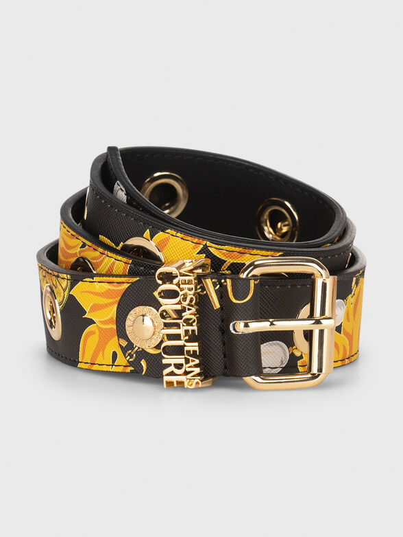 Monogram-print belt - 0