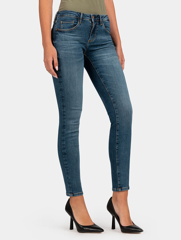 ANNETTE triangle logo jeans - 1