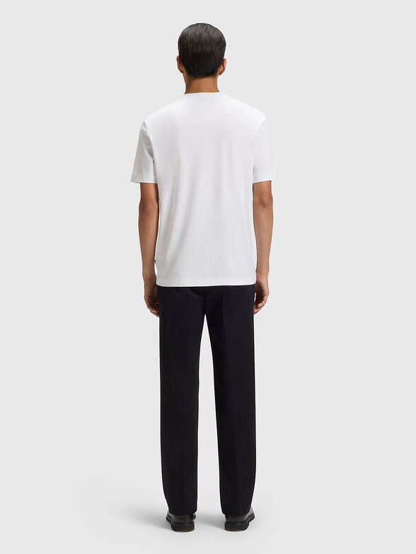 Cotton T-shirt with logo print - 3