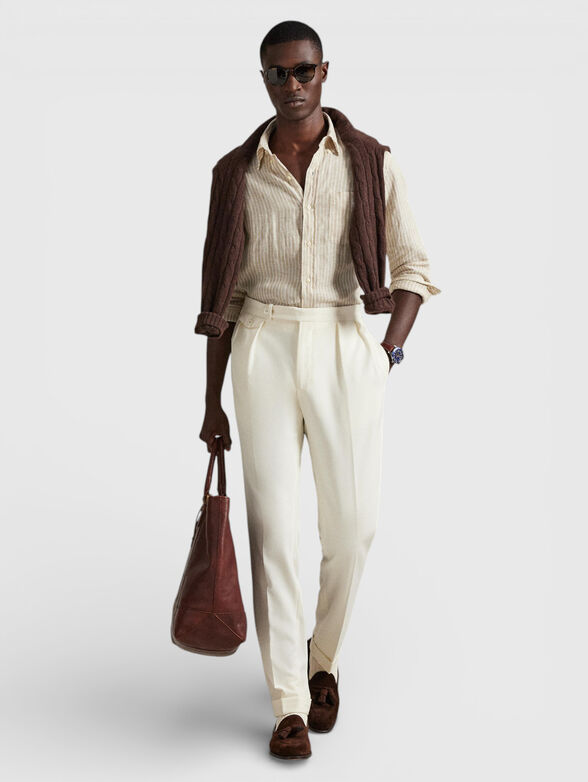 Striped linen shirt - 2