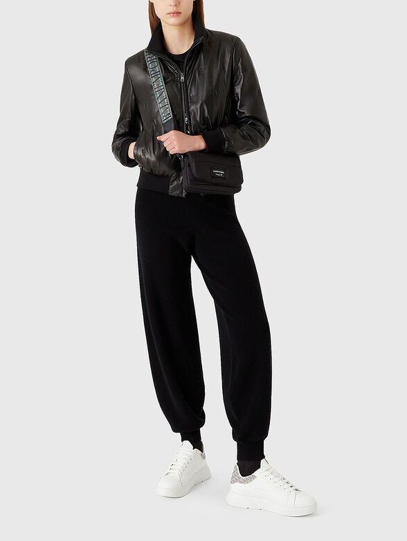 Leather bomber jacket - 2