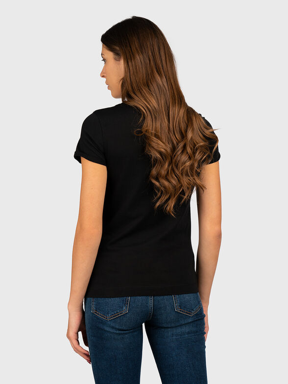 T-shirt in black with logo print - 3