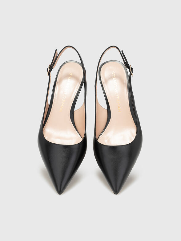 Black leather shoes - 6