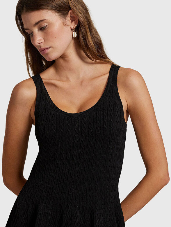 Knitted mini dress - 3