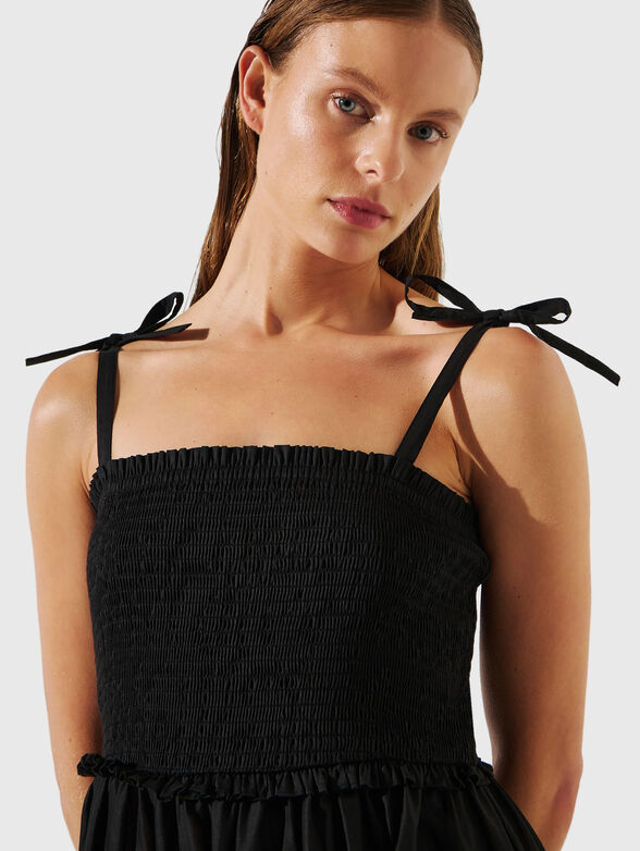 Beach dress with accent straps - 3