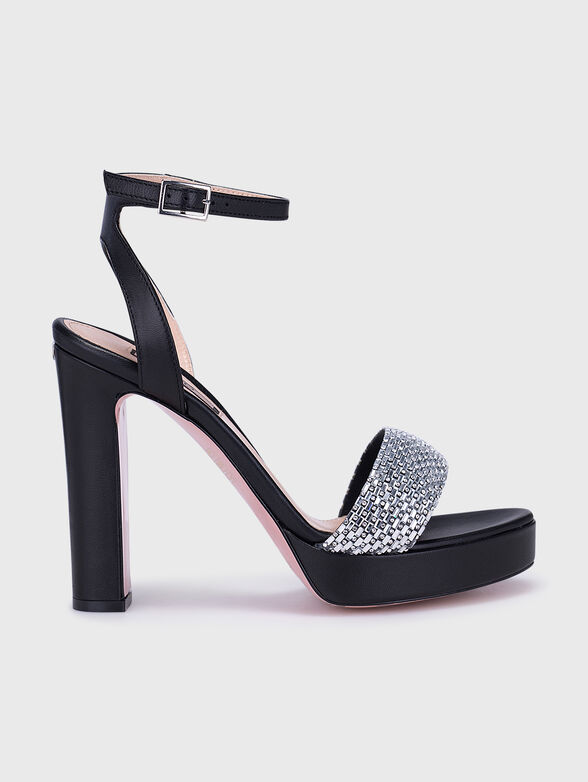 KRISTINE blach sandals  - 1