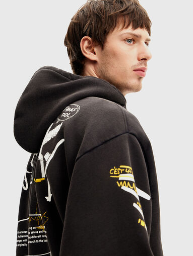 ANUAR sweatshirt with contrast print - 4