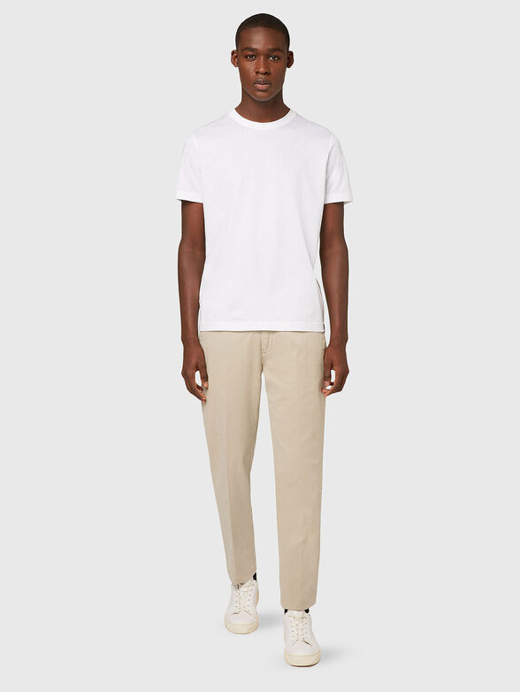 White cotton T-shirt  - 2