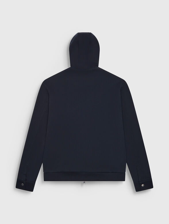 Sweatshirt in dark blue colour with patch - 2