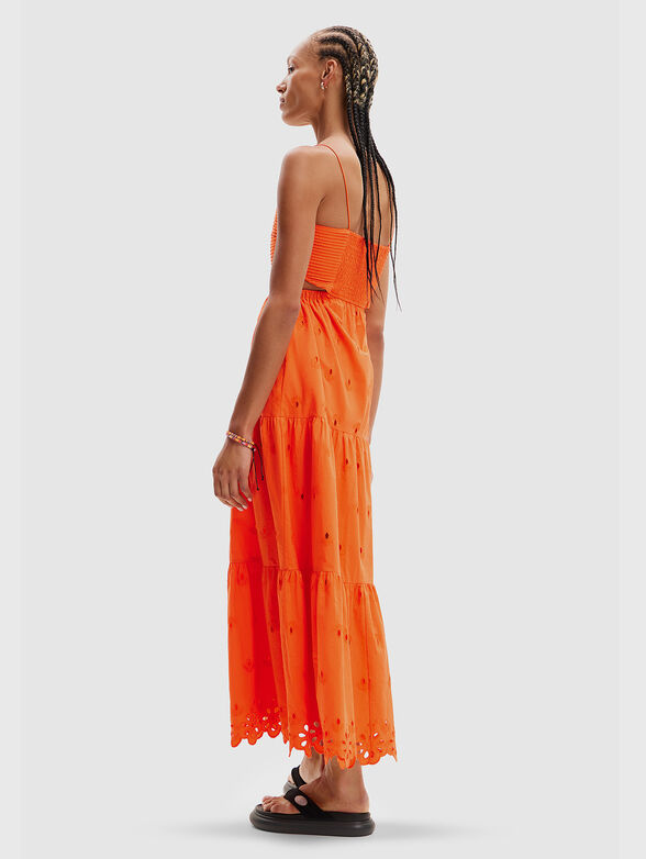 Cotton dress with thin straps - 2