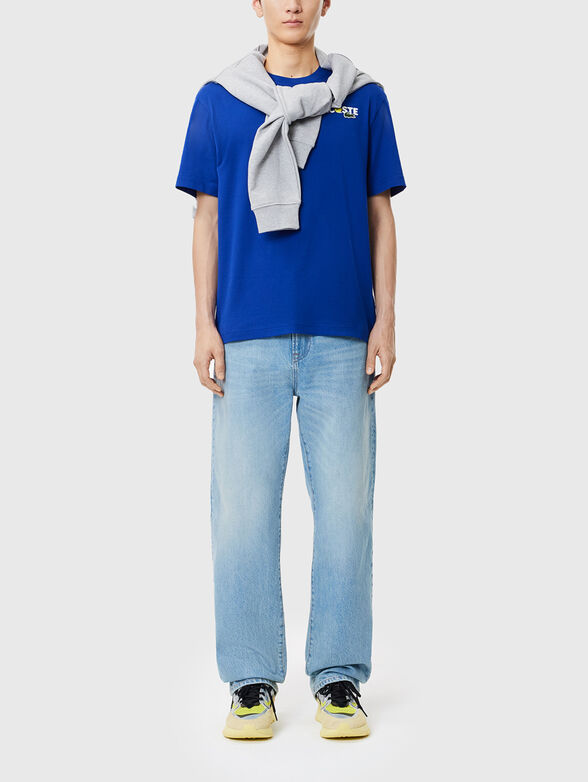 Cotton T-shirt with print - 4