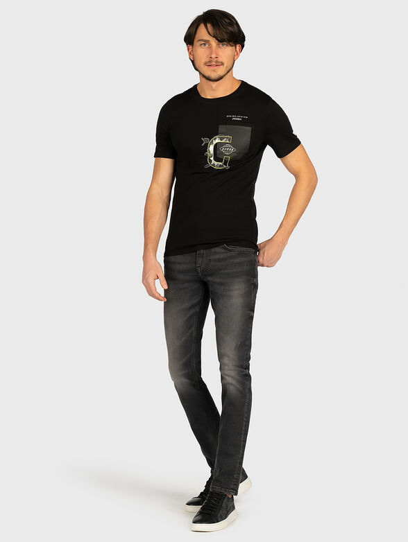 STORM Black cotton t-shirt - 4