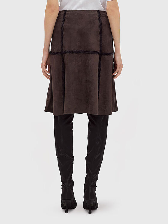 Suede midi skirt - 2