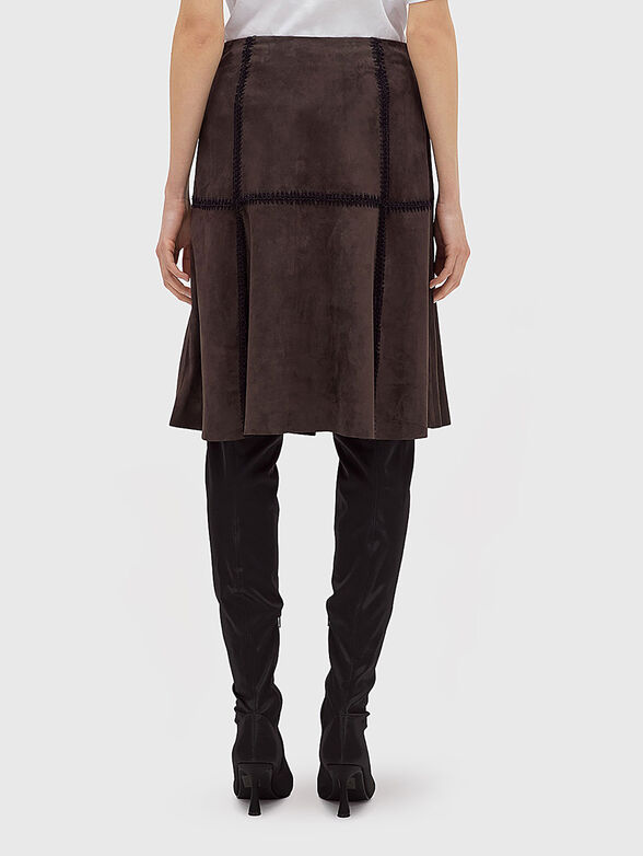 Suede midi skirt - 2