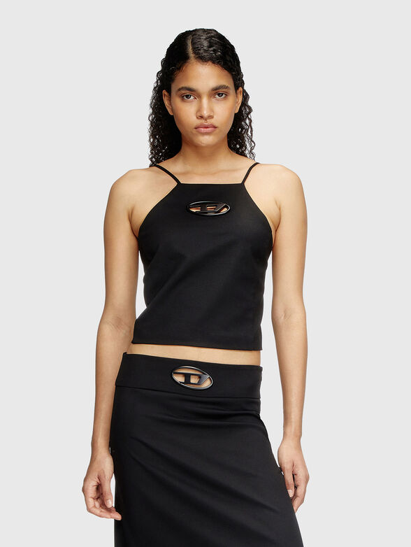 T-WILIT black top with logo accent - 1