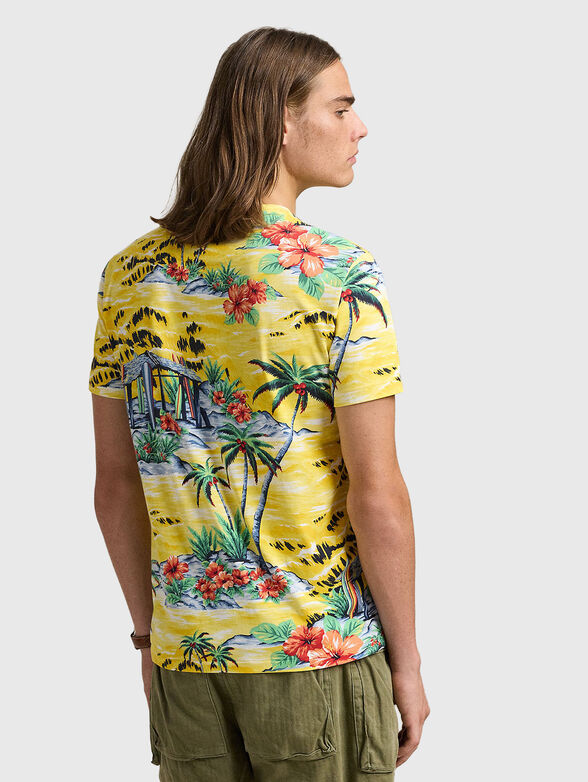 Tropical print T-shirt - 3