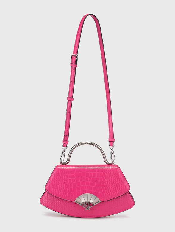 Leather bag with croc texture - 2