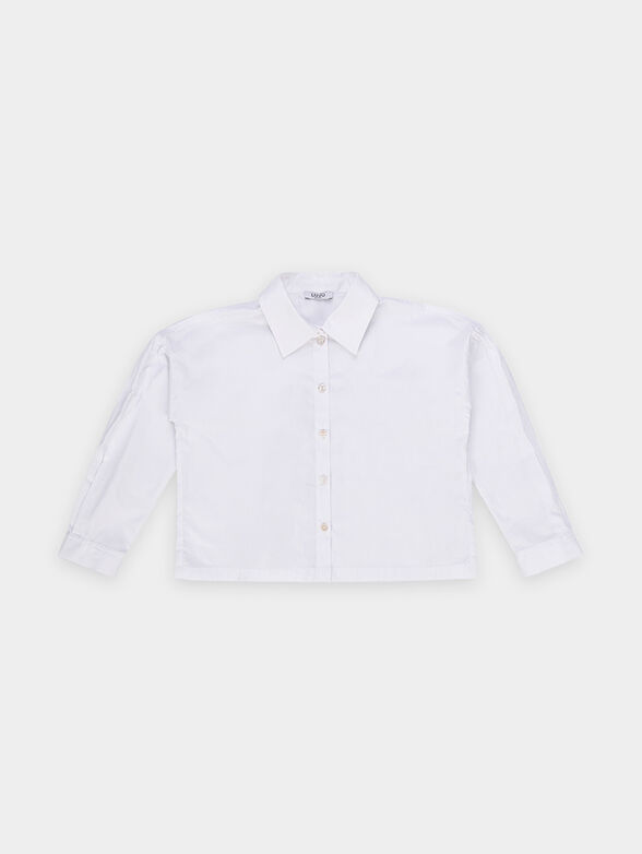 White shirt with glamorous logo on the back - 1