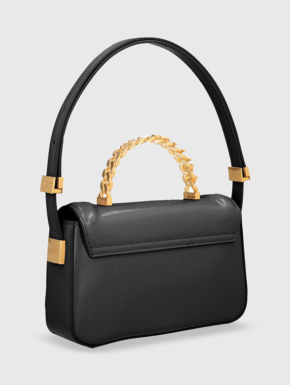 Black crossbody bag with top handle  - 2