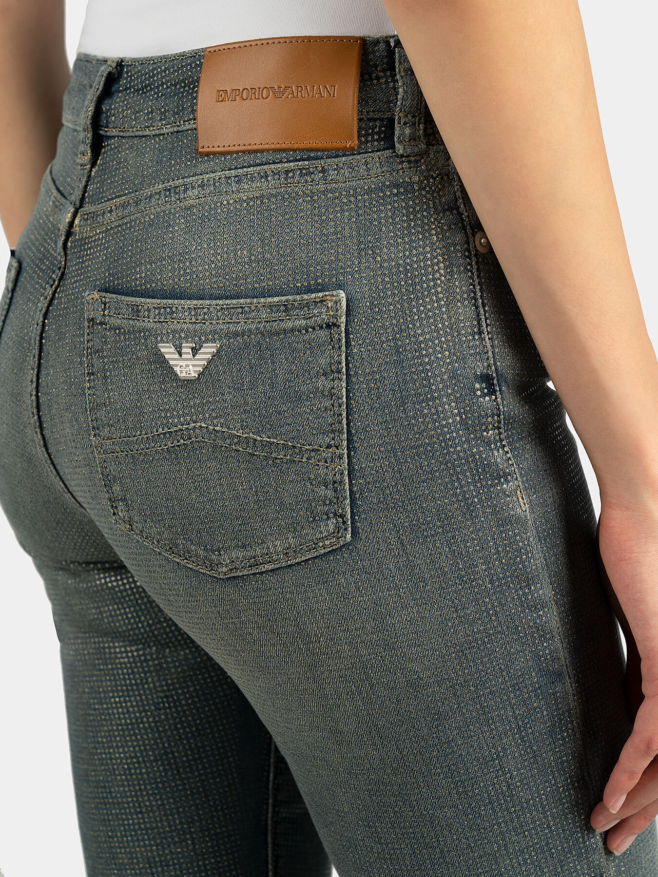 Jeans with sparkling details brand EMPORIO ARMANI