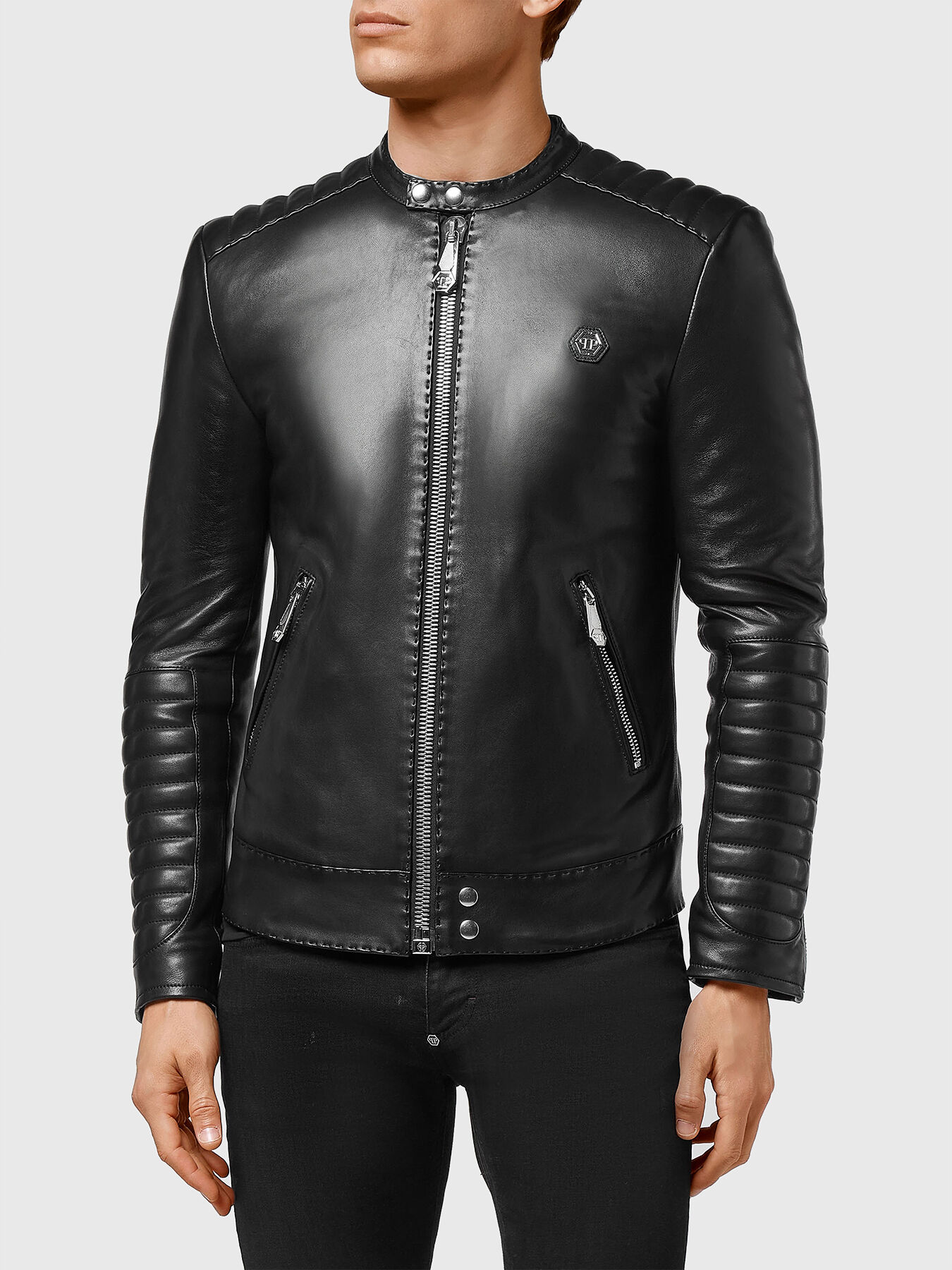 Plein leather jacket shop