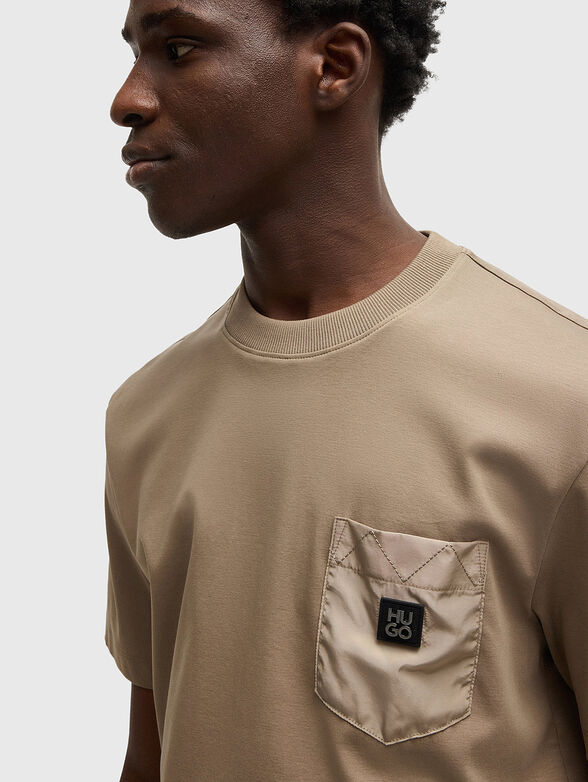 DOMBIRO T-shirt with accent pocket - 4