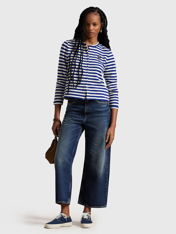 Polo Bear striped cardigan - 2