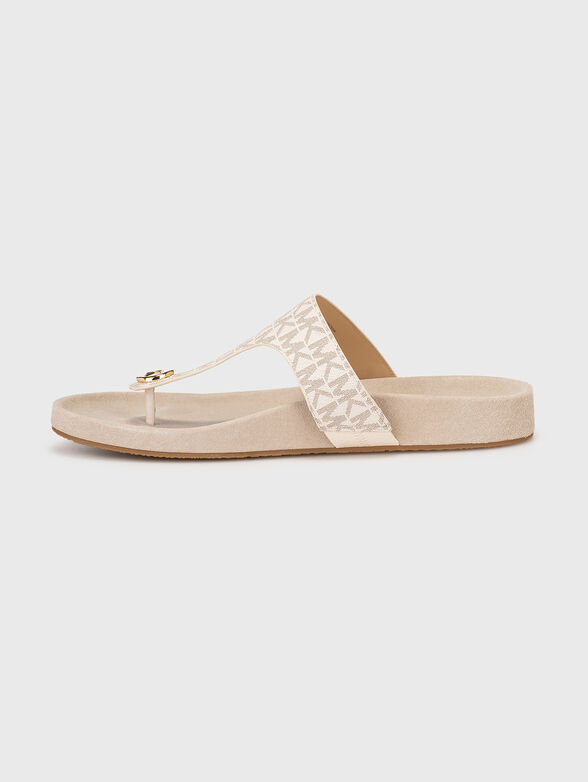 LUCINDA slippers with monogram logo - 4