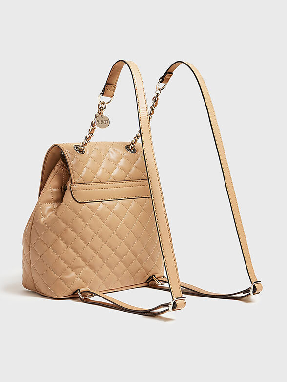 Backpack ILLY in beige color - 3