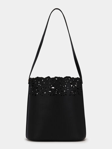 Black bag with laser perforations and case - 3