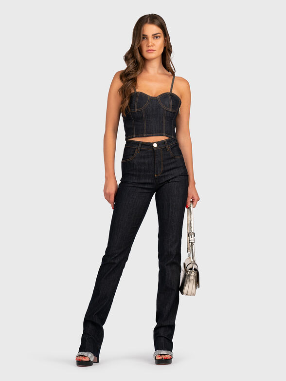Flare jeans with high waist - 4