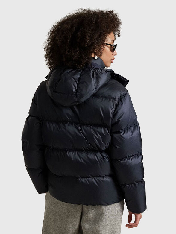 Navy down jacket - 3