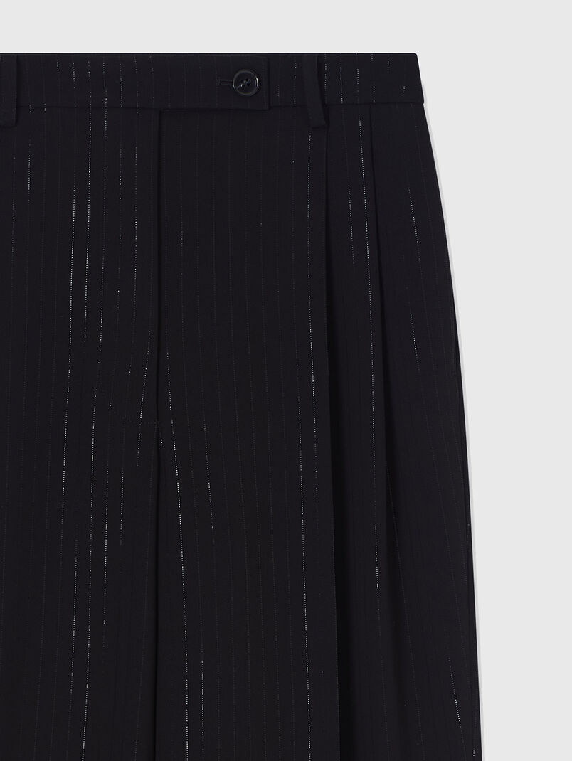 Pants with pleats and lurex threads - 3