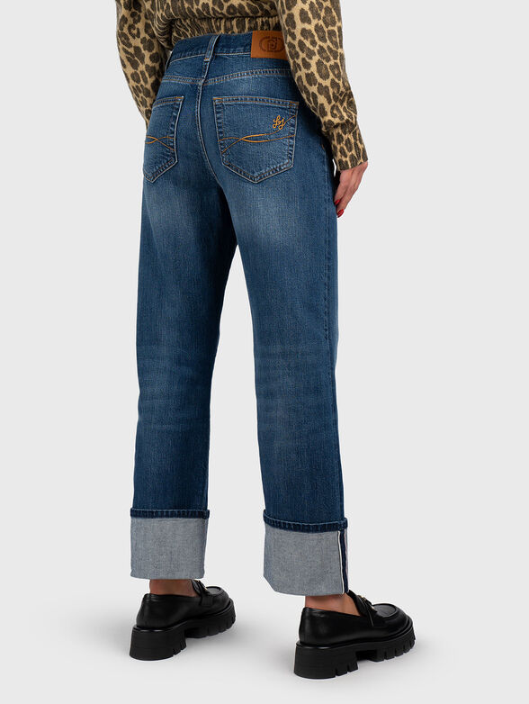 Jeans with turned-up hem  - 2