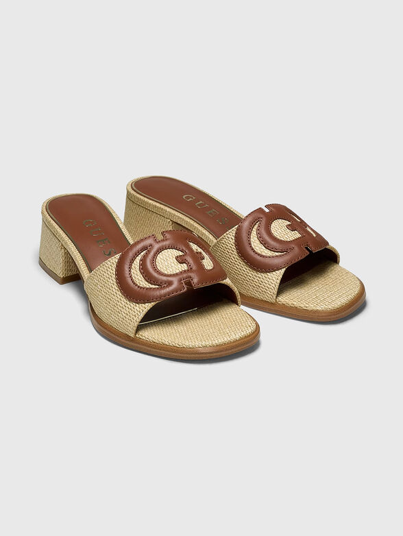 CERINNA Rafia sandals - 2