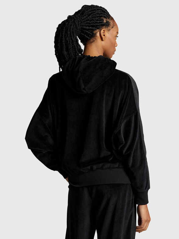 Sports sweatshirt in velvet - 3