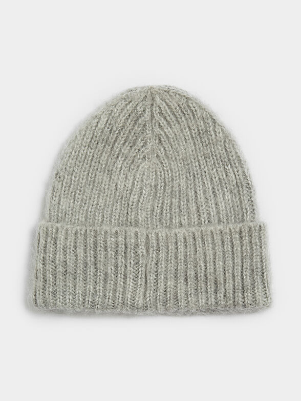 SARAH knitted black hat - 2