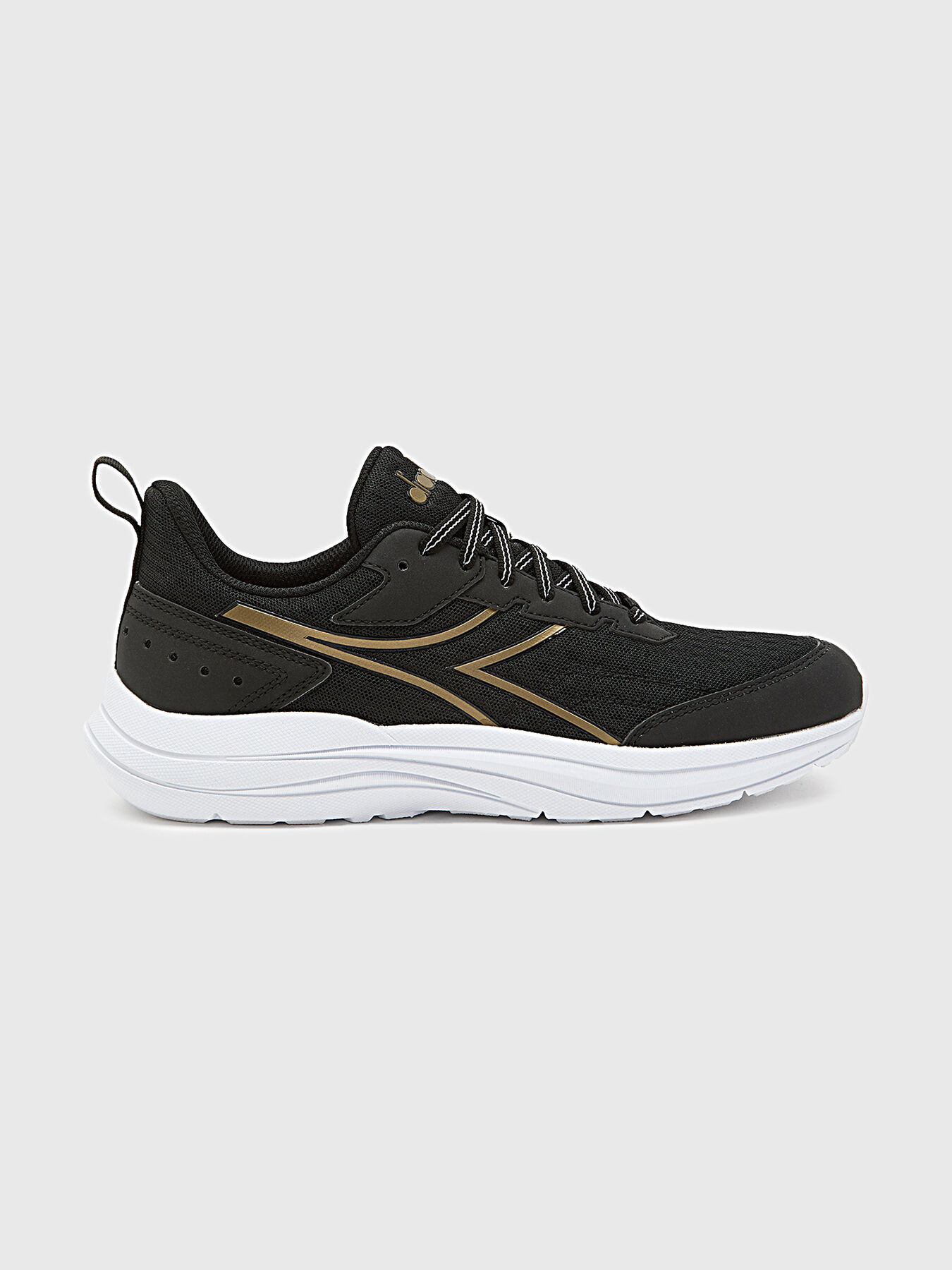 Black shoes with gold hot sale accents