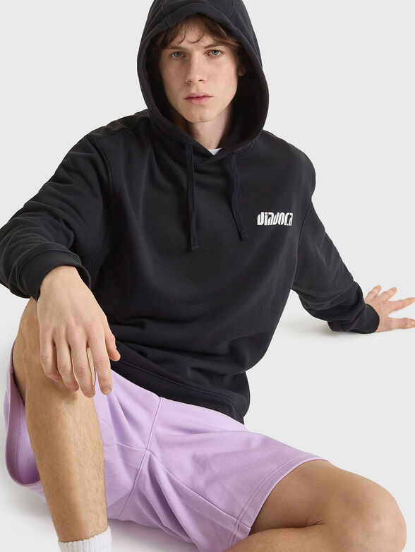 Hooded sweatshirt with logo detail - 4