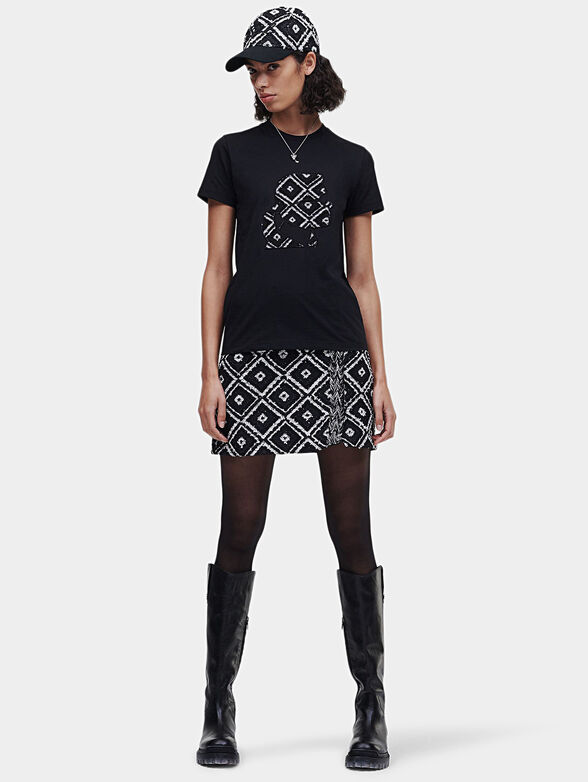 T-shirt with a boucle logo - 2