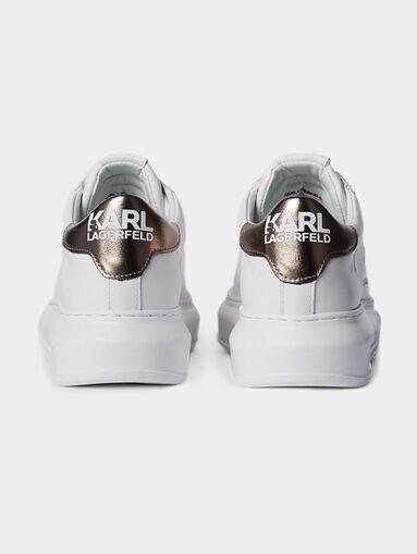 KAPRI MAISON leather sneakers in white color - 3