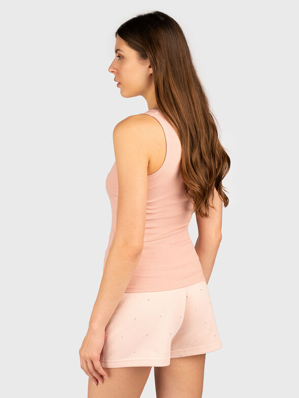 COLETTE beige рibbed top - 3