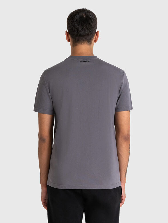 Black T-shirt with print - 2