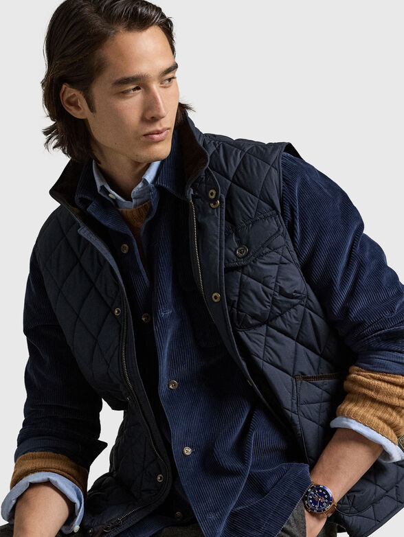 Quilted vest with pockets - 4