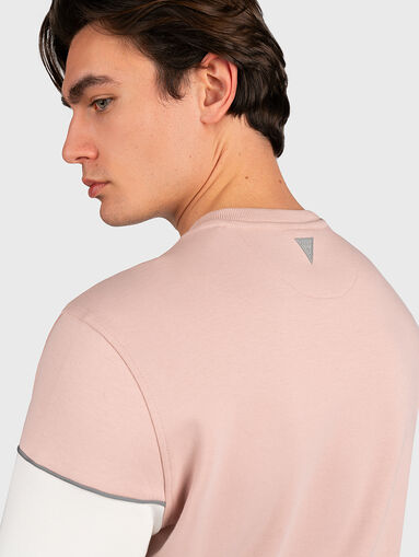 MERV sweatshirt in blue with embossed logo - 4