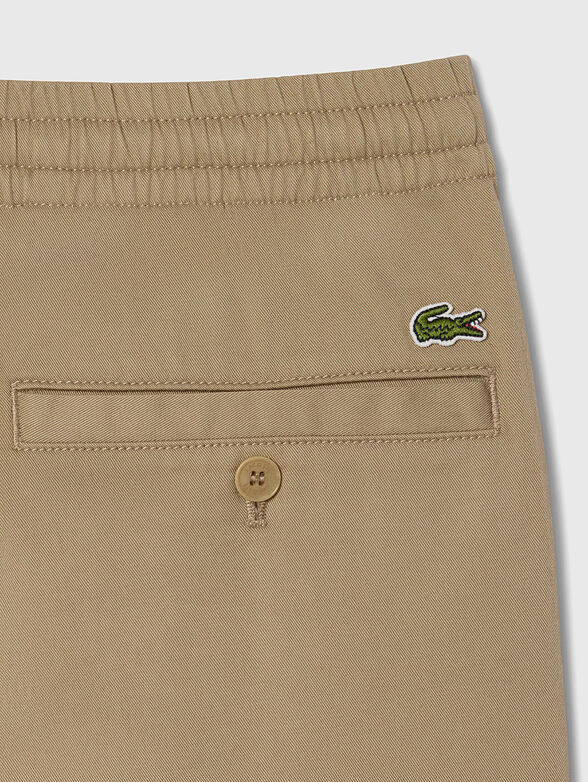 Straight trousers with elastic waist - 4