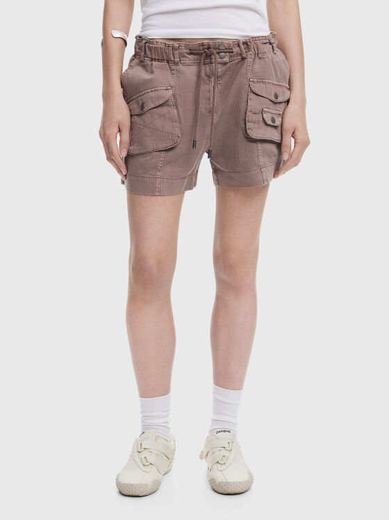 Shorts with accent pockets - 1
