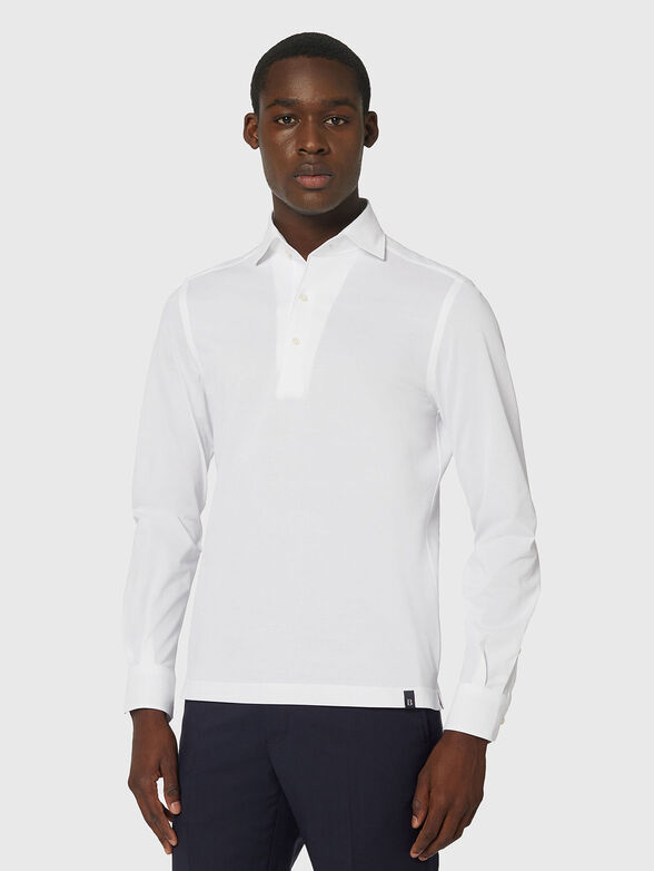 Polo shirt with buttons - 1